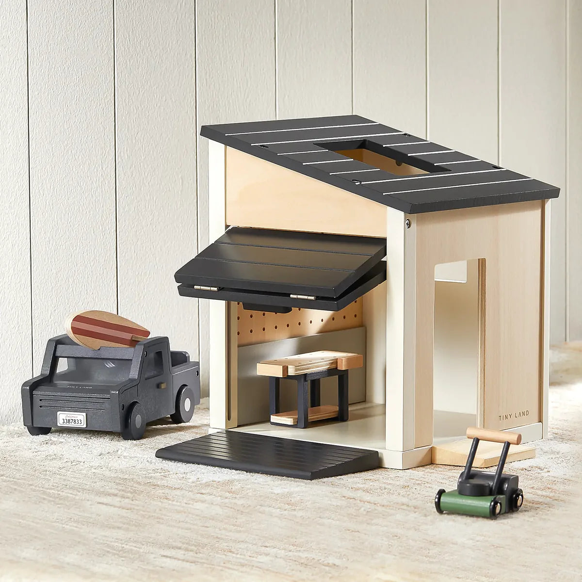 Tiny Land® Wooden Dollhouse - Garage Accessories
