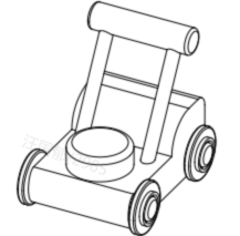 Tiny Land® Wooden Dollhouse - Garage Accessories