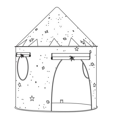 Tiny Land® Blue Tent Accessories