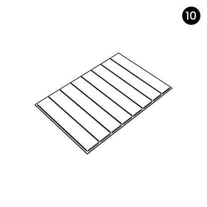 Tiny Land® Double-Sided Magnetic Tabletop Easel - Oatmeal