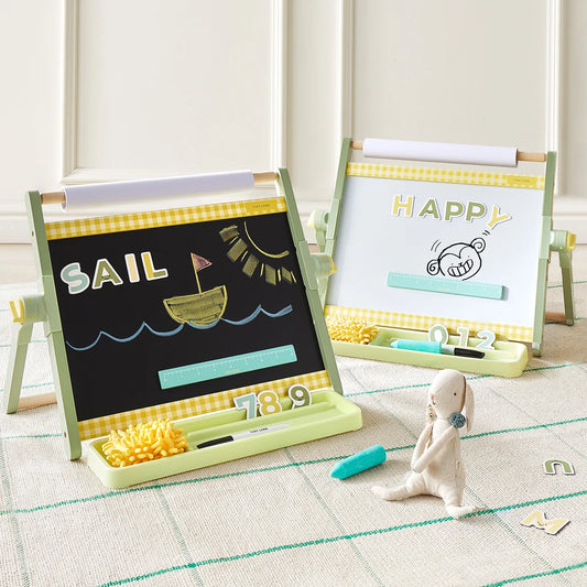 Tiny Land® Double-Sided Magnetic Tabletop Easel - GREEN