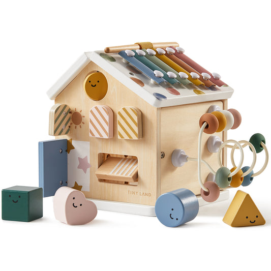Tiny Land® Cottage Activity Cube - Morandi