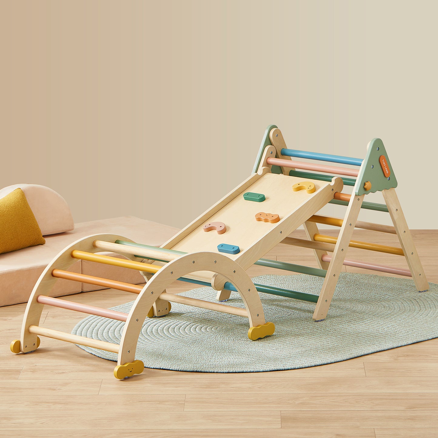 Tiny Land® 7-in-1 Morandi Pikler Triangle Set