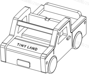 Tiny Land® Wooden Dollhouse - Garage Accessories