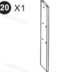 Black Trendy Home Style Play Kitchen Accessories ( SKU: TLTGPK002BK)