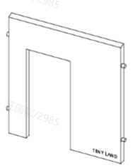 Tiny Land® Wooden Dollhouse - Garage Accessories