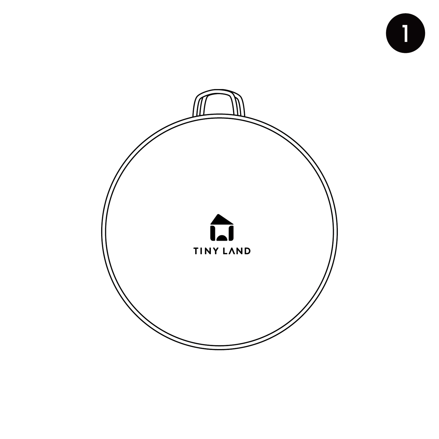 Tiny Land® Compact Adventure 3-in-1 Play Tunnel With no Balls