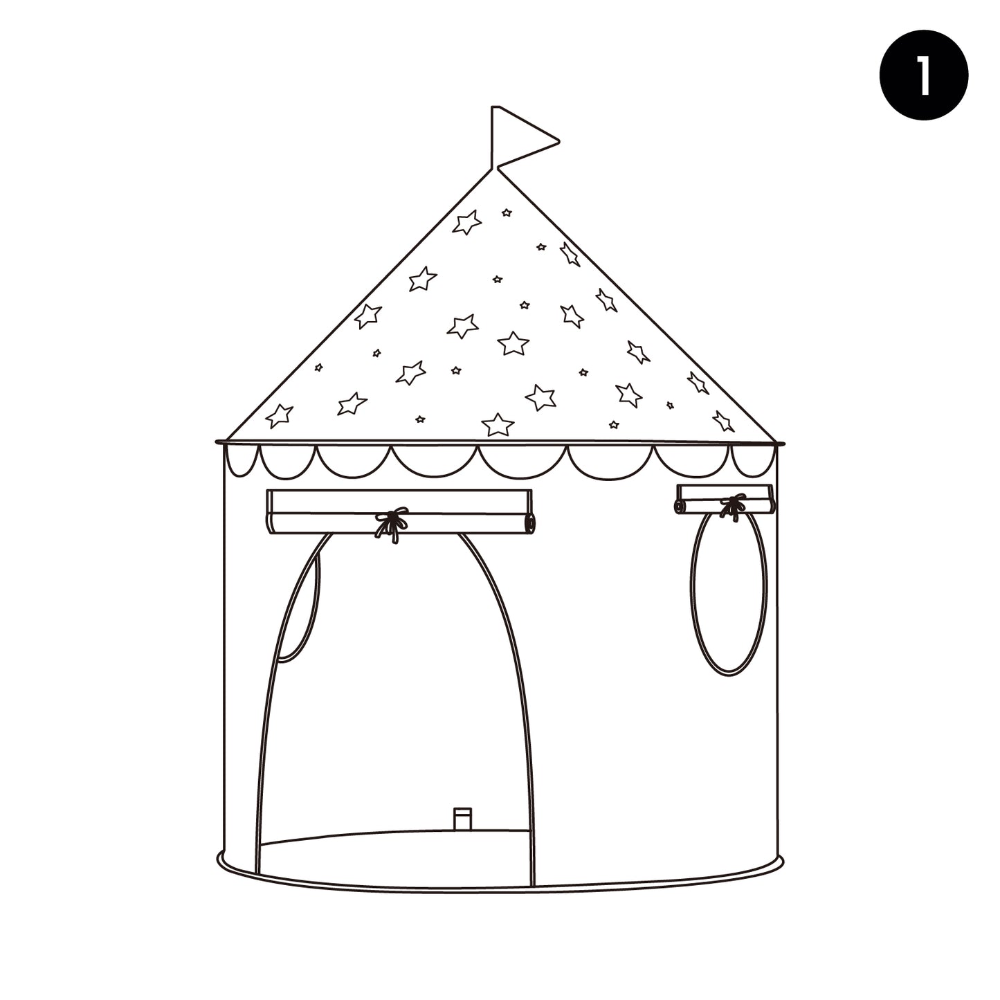 Tiny Land® Kids Tent – Indoor Tent for Toddlers