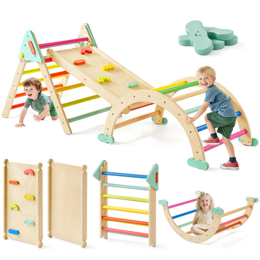 Tiny Land® Child-like Climbing Set - Rainbow