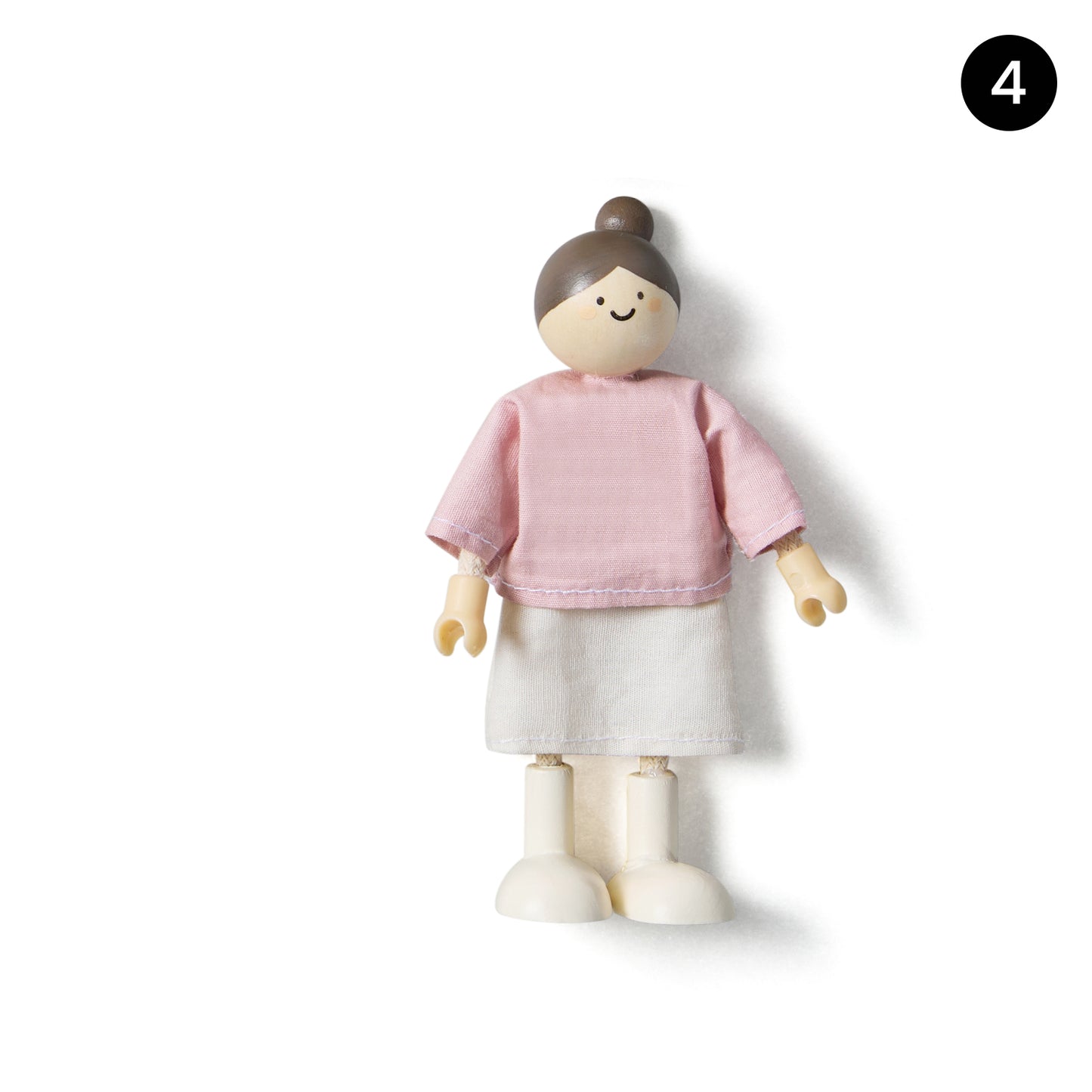 Tiny Land® Wooden Dollhouse Dolls