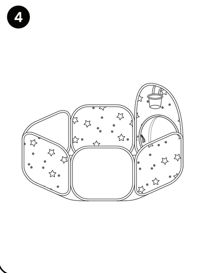 3-in-1 Play Tunnel With no Balls Accessories (SKU: TLTGTT006BN)