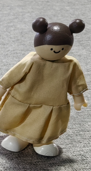 Tiny Land® Wooden Dollhouse Dolls ACC