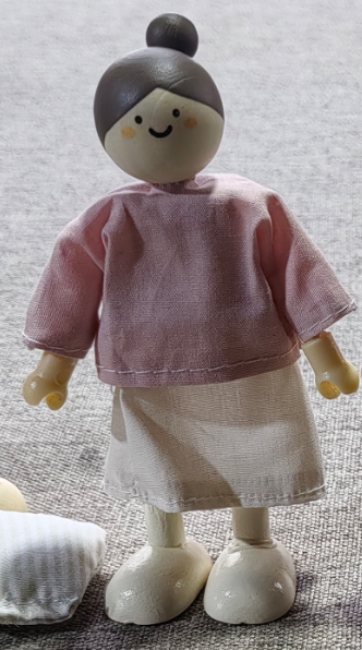 Tiny Land® Wooden Dollhouse Dolls ACC