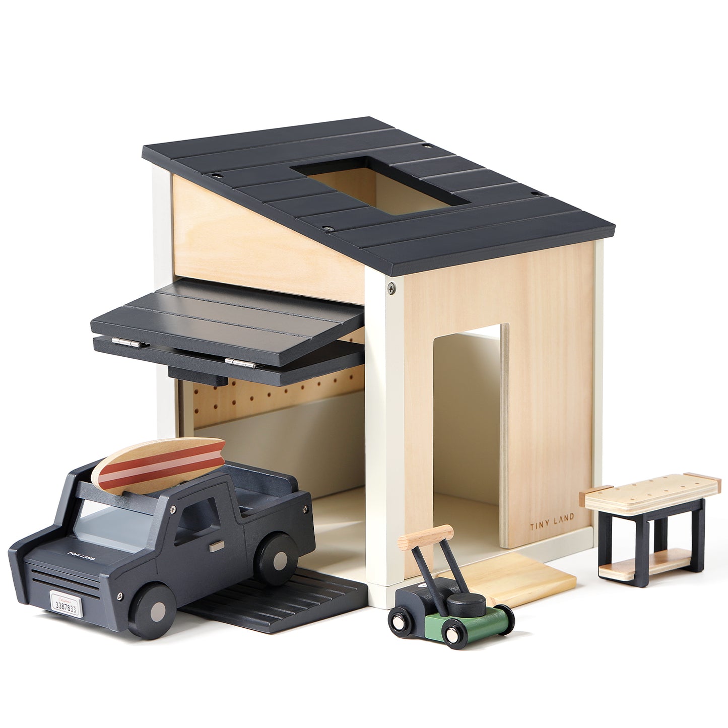 Tiny Land® Wooden Dollhouse - Garage