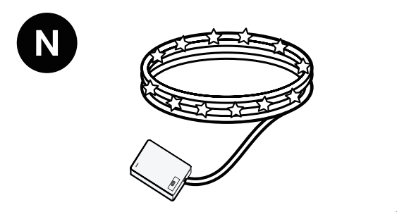 Tiny Land® Large Cozy Tent with Star Lights Accessories