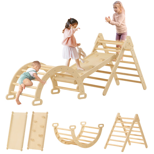 Tiny Land® 7-in-1 Rainbow Climbing Set