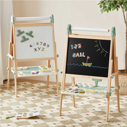 Tiny Land® Magnitales Easel for Kids- Green