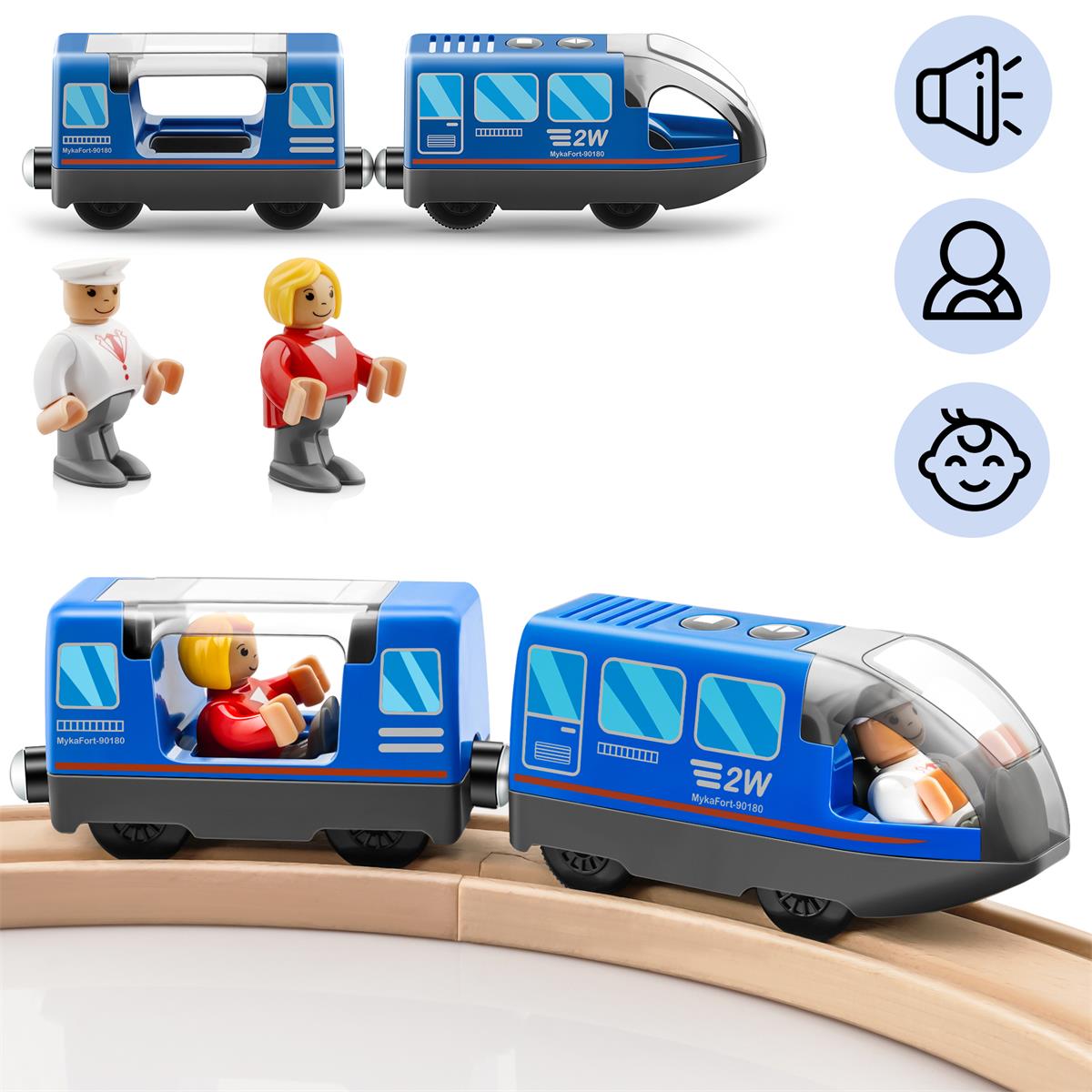 Blue Battery Operated Train Accessories (sku: WT3003)