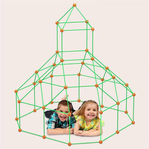 Creative Fort Building Kit with 130 pcs Accessories(SKU:FB0001)