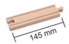 Wooden Train Set 110 Pcs Accessories(SKU:WT0007)