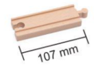 Wooden Train Set 110 Pcs Accessories(SKU:WT0007)