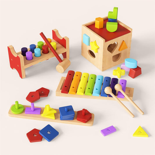 Wooden Learning & Educational Toy Set Accessories(WT0015)