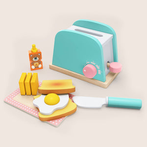 Wooden Pop-Up Toaster Play Set Accessories(SKU:WT2001)