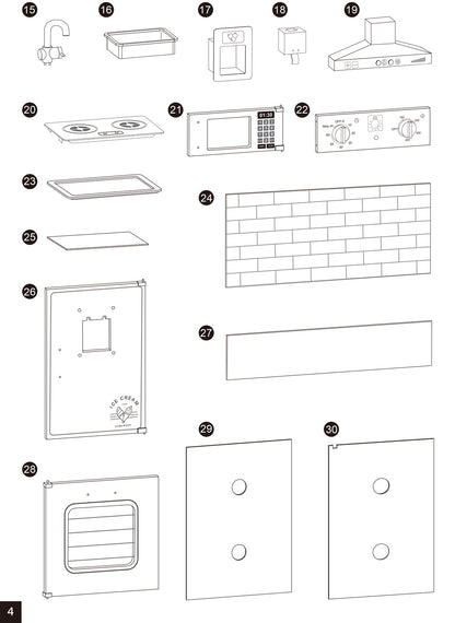 Play Kitchen Accessories (sku: PK0001)